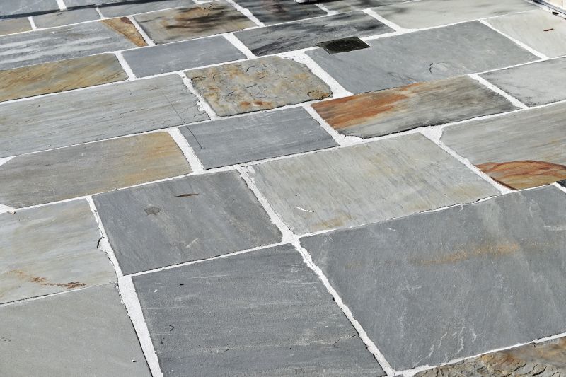 Natural stone paver surface