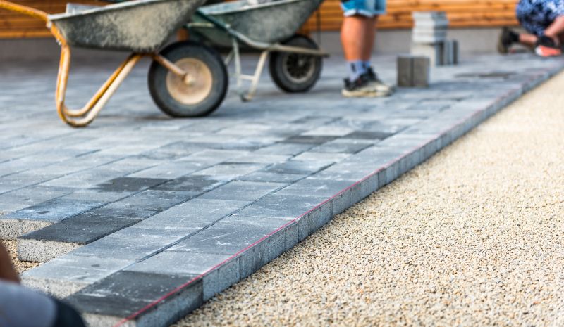 Modern Pavers Installation