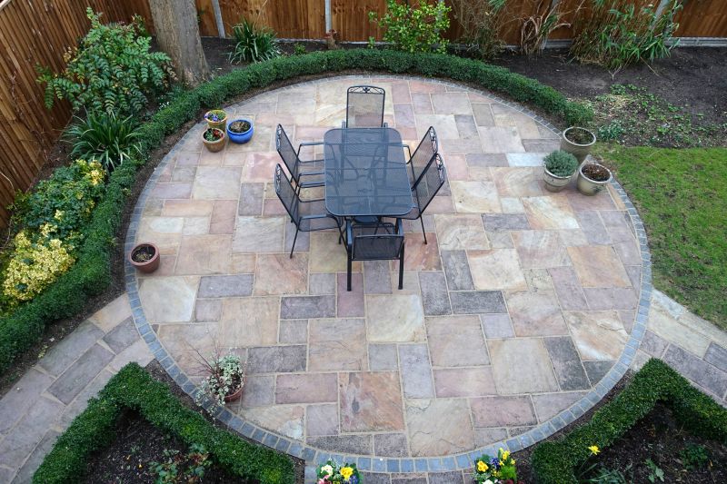 Paver Patio with Seating