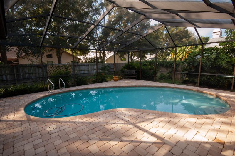 Finished Poolside Pavers